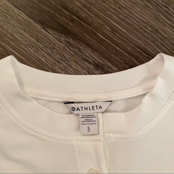 Athleta Balance Henley Sweatshirt nwot - Picture 4 of 6
